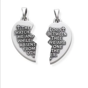 James Avery “Watch Over Thee” prayer pendants.